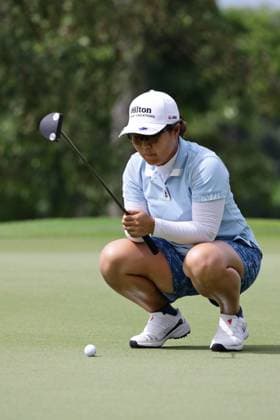 HSBC Women s World Championship, WM, Weltmeisterschaft - Round Three Nasa Hataoka of Japan is in action during round three of the HSBC Women s World Championship at Sentosa Golf Club in Singapore, on March 2, 2024. Singapore Singapore  Copyright: xSuhaimixAbdullahx originalFilename:abdullah-notitle240302_npkti.jpg