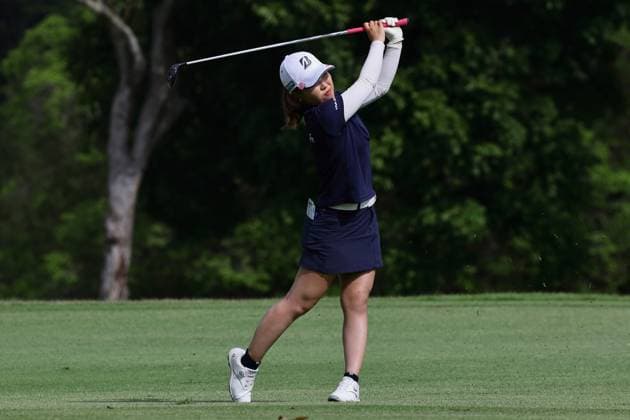 HSBC Women s World Championship, WM, Weltmeisterschaft - Round Three Ayaka Furue of Japan is in action during round three of the HSBC Women s World Championship at Sentosa Golf Club in Singapore, on March 2, 2024. Singapore Singapore  Copyright: xSuhaimixAbdullahx originalFilename:abdullah-notitle240302_npMKQ.jpg