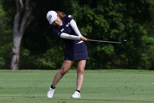 HSBC Women s World Championship, WM, Weltmeisterschaft - Round Three Ayaka Furue of Japan is in action during round three of the HSBC Women s World Championship at Sentosa Golf Club in Singapore, on March 2, 2024. Singapore Singapore  Copyright: xSuhaimixAbdullahx originalFilename:abdullah-notitle240302_npOdx.jpg