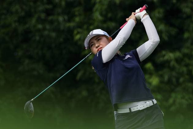 HSBC Women s World Championship, WM, Weltmeisterschaft - Round Three Ayaka Furue of Japan is in action during round three of the HSBC Women s World Championship at Sentosa Golf Club in Singapore, on March 2, 2024. Singapore Singapore  Copyright: xSuhaimixAbdullahx originalFilename:abdullah-notitle240302_npQB6.jpg