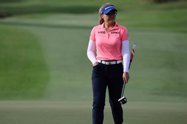 HSBC Women s World Championship, WM, Weltmeisterschaft - Round Three Brooke Henderson of Canada is in action during round three of the HSBC Women s World Championship at Sentosa Golf Club in Singapore, on March 2, 2024. Singapore Singapore  Copyright: xSuhaimixAbdullahx originalFilename:abdullah-notitle240302_npvnA.jpg