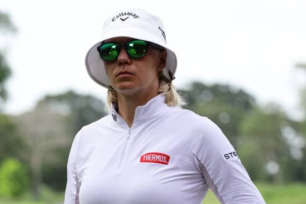 HSBC Women s World Championship, WM, Weltmeisterschaft - Round Three Madelene Sagstrom of Sweden is in action during round three of the HSBC Women s World Championship at Sentosa Golf Club in Singapore, on March 2, 2024. Singapore Singapore  Copyright: xSuhaimixAbdullahx originalFilename:abdullah-notitle240302_npYVY.jpg