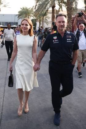 Geri Halliwell And Christian Horner At F1 Bahrain Grand Prix 2024 Geri Halliwell and Christian Horner ahead of the Formula 1 Bahrain Grand Prix at Sakhir Circuit in Sakhir, Bahrain on March 2, 2023. Sakhir Bahrain  Copyright: xJakubxPorzyckix originalFilename:porzycki-gerihall240302_npjbU.jpg