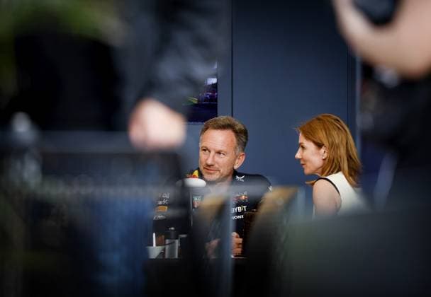 Formula 1, GP Bahrain, Christian Horner and Geri Halliwell