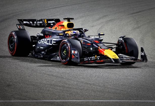 BAHRAIN - Max Verstappen (Red Bull Racing) during the Bahrain Grand Prix. ANP REMKO DE WAAL Race 2024 2025 xVIxANPxSportx xxANPxIVx 492616120 originalFilename: 492616120.jpg