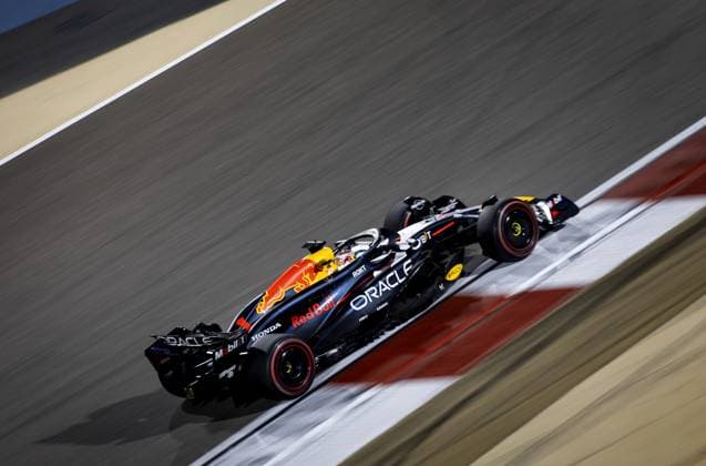 BAHRAIN - Max Verstappen (Red Bull Racing) during the Bahrain Grand Prix. ANP REMKO DE WAAL Race 2024 2025 xVIxANPxSportx xxANPxIVx 492617463 originalFilename: 492617463.jpg