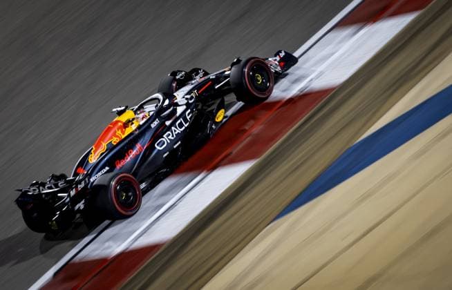 BAHRAIN - Max Verstappen (Red Bull Racing) during the Bahrain Grand Prix. ANP REMKO DE WAAL Race 2024 2025 xVIxANPxSportx xxANPxIVx 492618312 originalFilename: 492618312.jpg