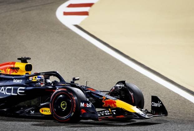 BAHRAIN - Max Verstappen (Red Bull Racing) during the Bahrain Grand Prix. ANP REMKO DE WAAL Race 2024 2025 xVIxANPxSportx xxANPxIVx 492620266 originalFilename: 492620266.jpg