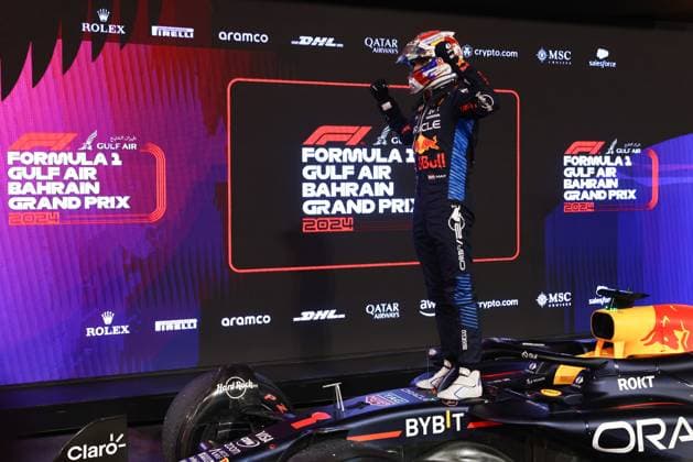 F1 Bahrain Grand Prix 2024 Max Verstappen of Red Bull Racing after the Formula 1 Bahrain Grand Prix at Sakhir Circuit in Sakhir, Bahrain on March 2, 2024. Sakhir Bahrain  Copyright: xJakubxPorzyckix originalFilename:porzycki-f1bahrai240302_npcsz.jpg