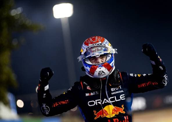 BAHRAIN - Max Verstappen (Red Bull Racing) wins the Bahrain Grand Prix. ANP REMKO DE WAAL Race 2024 2025 xVIxANPxSportx xxANPxIVx 492626279 originalFilename: 492626279.jpg