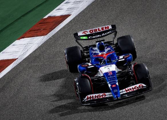 BAHRAIN - Daniel Ricciardo (RB) during the Bahrain Grand Prix. ANP REMKO DE WAAL Race 2024 2025 xVIxANPxSportx xxANPxIVx 492627553 originalFilename: 492627553.jpg