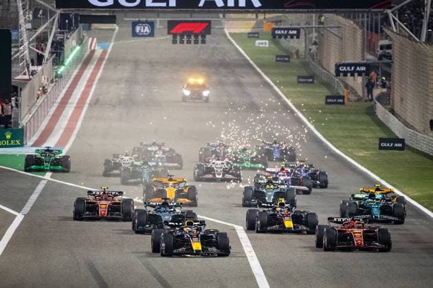 Start BHR, Formula 1 race, Bahrain International Circuit, 02 03 24 BHR, Formula 1 race, Bahrain International Circuit, 02 03 24 Manama Copyright: xFoto:xEIBNER ThomasxFuesslerx EP_tfr