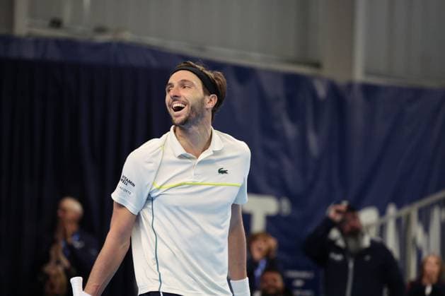 Arthur RINDERKNECH lors du Play In Challenger Lille 2024 ATP, Tennis Herren Challenger Tour, le 2 mars 2024 TENNIS : PLAY IN CHALLENGER LILLE 02 03 2024 LaurentSanson Panoramic 