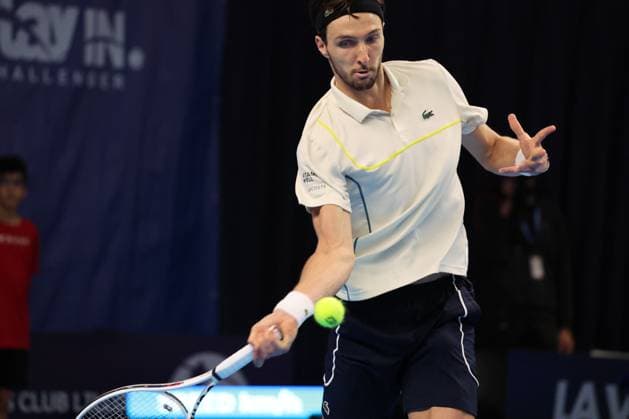 Arthur RINDERKNECH lors du Play In Challenger Lille 2024 ATP, Tennis Herren Challenger Tour, le 2 mars 2024 TENNIS : PLAY IN CHALLENGER LILLE 02 03 2024 LaurentSanson Panoramic 
