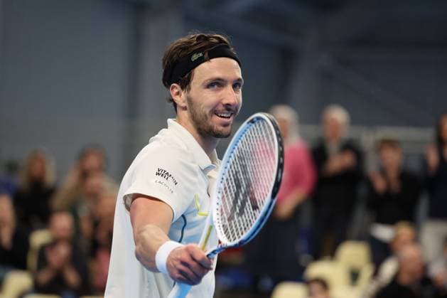 Arthur RINDERKNECH lors du Play In Challenger Lille 2024 ATP, Tennis Herren Challenger Tour, le 2 mars 2024 TENNIS : PLAY IN CHALLENGER LILLE 02 03 2024 LaurentSanson Panoramic 