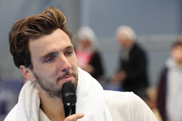 Arthur RINDERKNECH lors du Play In Challenger Lille 2024 ATP, Tennis Herren Challenger Tour, le 2 mars 2024 TENNIS : PLAY IN CHALLENGER LILLE 02 03 2024 LaurentSanson Panoramic 