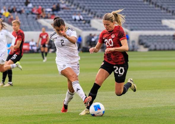 Football, Women, Gold Cup, Canada - Costa Rica