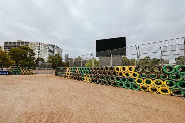 March 3, 2024, Melbourne, Victoria, Australia: MELBOURNE, AUSTRALIA - MARCH 03 2024: Track build and preparations for the 2024 Formula 1 Australian Grand Prix to be held on March 21 to April 24 2024. Melbourne Australia - ZUMAp121 20240303_zsp_p121_014 Copyright: xChrisxPutnamx