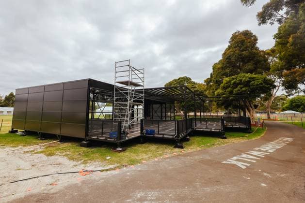 March 3, 2024, Melbourne, Victoria, Australia: MELBOURNE, AUSTRALIA - MARCH 03 2024: Track build and preparations for the 2024 Formula 1 Australian Grand Prix to be held on March 21 to April 24 2024. Melbourne Australia - ZUMAp121 20240303_zsp_p121_023 Copyright: xChrisxPutnamx