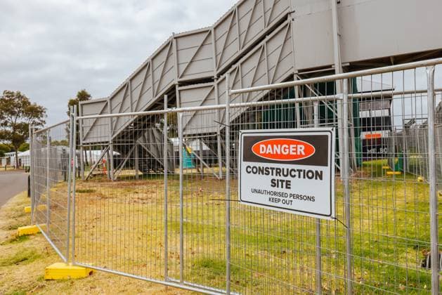 March 3, 2024, Melbourne, Victoria, Australia: MELBOURNE, AUSTRALIA - MARCH 03 2024: Track build and preparations for the 2024 Formula 1 Australian Grand Prix to be held on March 21 to April 24 2024. Melbourne Australia - ZUMAp121 20240303_zsp_p121_032 Copyright: xChrisxPutnamx