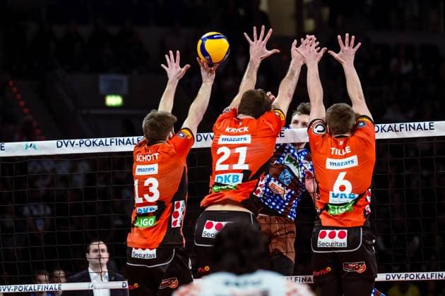 DVV Cup Final 2024 Volleys Herrsching BR Volleys 03 03 2024 DVV Cup Final 2024 Volleys Herrsching BR Volleys 03 03 2024 Copyright: xBEAUTIFULxSPORTS NicolxMarschallx