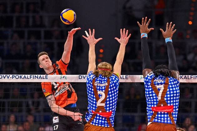 Volleyball, DVV Cup, Final, WWK Volleys Herrsching - Berlin Recycling Volleys