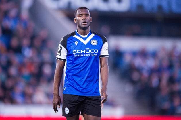 03 03 2024 Soccer, 2023 2024, 3 Liga, 28 Matchday, DSC Arminia Bielefeld SC Verl Merveille Biankadi Bielefeld DFB REGULATIONS PROHIBIT ANY USE OF PHOTOGRAPHS AS IMAGE SEQUENCES AND OR QUASI VIDEO