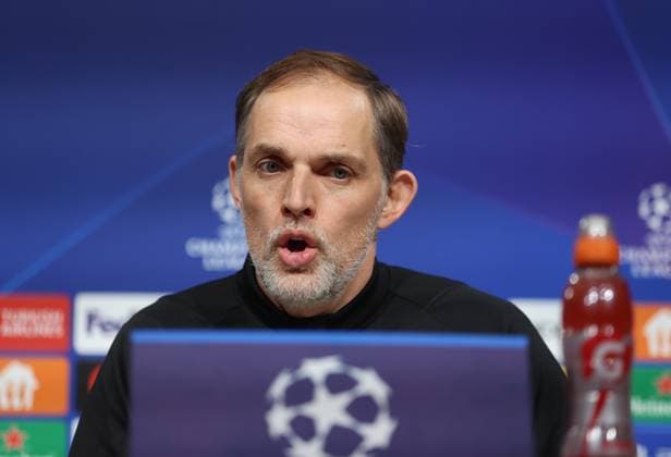 Munich, Germany 04 March 2024 Football, Men, Bundesliga, Season 2023 2024, FC Bayern Munich, Press conference Here in the picture Thomas Tuchel, Coach FC Bayern Munich at the press conference