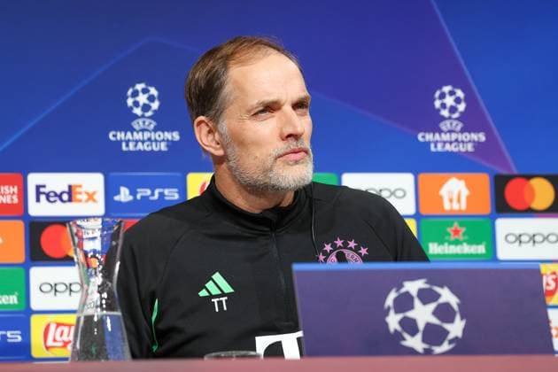 Thomas Tuchel FC Bayern Muenchen, Head coach at the press conference, International press conference FC Bayern Muenchen, Football, UEFA Champions League, Round of 16 second leg, Season 23 24, 04 03 2024 , International press conference FC Bayern Muenchen, Football, UEFA Champions League, Round of 16 second leg, Season 23 24, 04 03 2024 Muenchen Copyright: xEibner-Pressefoto JennixMaulx EP_JML