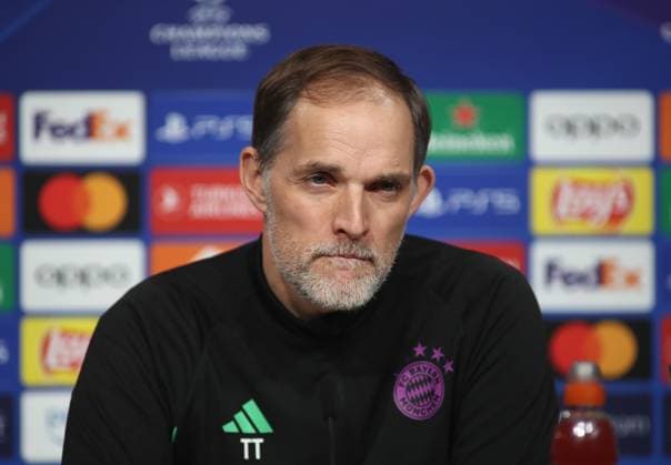 Munich, Germany 04 March 2024 Football, Men, Bundesliga, Season 2023 2024, FC Bayern Munich, Press conference Here in the picture Thomas Tuchel, Coach FC Bayern Munich at the press conference