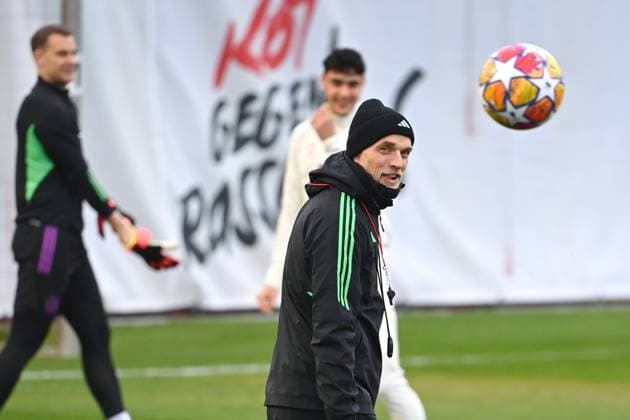 Coach Thomas TUCHEL Bayern Muenchen Football Champions League FINAL TRAINING before round of 16 return match FC Bayern Muenchen Lazio Rome on 04 03 2024