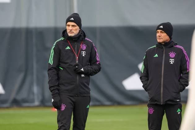 Thomas Tuchel FC Bayern Muenchen, Head Coach , Final training FC Bayern Muenchen, Football, UEFA Champions League, Round of 16 second leg, Season 23 24, 04 03 2024, Final training FC Bayern Muenchen, Football, UEFA Champions League, Round of 16 second leg, Season 23 24, 04 03 2024 Muenchen Copyright: xEibner-Pressefoto JennixMaulx EP_JML