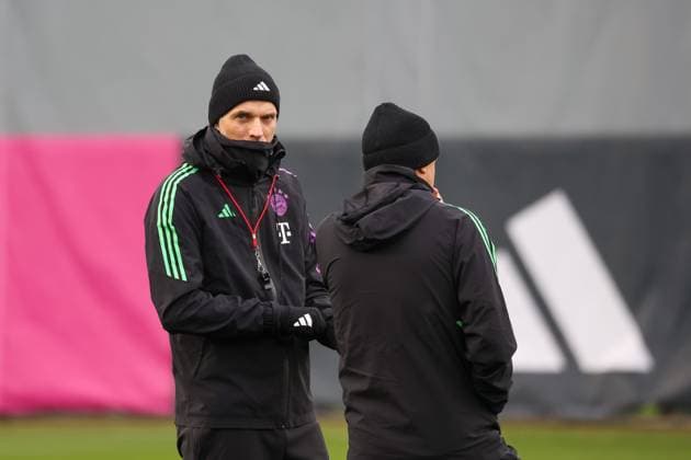 Thomas Tuchel FC Bayern Muenchen, Head Coach , Final training FC Bayern Muenchen, Football, UEFA Champions League, Round of 16 second leg, Season 23 24, 04 03 2024, Final training FC Bayern Muenchen, Football, UEFA Champions League, Round of 16 second leg, Season 23 24, 04 03 2024 Muenchen Copyright: xEibner-Pressefoto JennixMaulx EP_JML