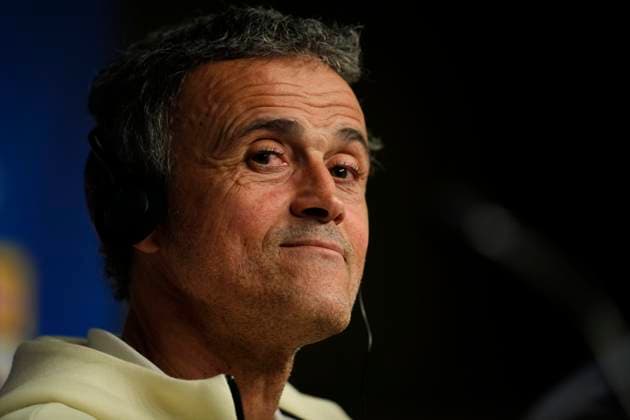 Paris Saint-Germain Training Session And press conference, PK, Pressekonferenz - UEFA Champions League 2023 24 Paris Saint-Germain s Spanish head coach Luis Enrique gives a press conference on the eve of their UEFA Champions League last 16 second leg football match against Real Sociedad at the Reale Arena stadium in San Sebastian on March 4, 2024 Bilbao Spain  Copyright: xJosexBretonx originalFilename:breton-parissai240304_npG7X.jpg