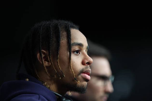 REAL SOCIEDAD - PSG PHOTOPQR LE PARISIEN Le Parisien Arnaud Journois ; SAINT SEBASTIEN ; 04 03 2024 ; FOOTBALL , 04 03 2024 LIGUE DES CHAMPIONS UEFA , 8E DE FINALE RETOUR , SAINT SABASTIEN ( ESPAGNE ) , STADE ANOETA REALE ARENA REAL SOCIEDAD - PARIS SG BRADLEY BARCOLA PHOTO LE PARISIEN ARNAUD JOURNOIS March 4th 2024 Real Sociedad press conference, PK, Pressekonferenz before their UEFA champions cup match against -PSG SAINT SEBASTIEN 75 France  Copyright: xPHOTOPQR LExPARISIEN MAXPPPxLexParisienx xArnaudxJournoisx 20240304LPA2556 20240304LPA2556