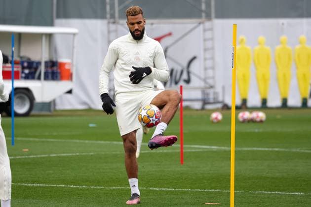 Eric Maxim Choupo Moting FC Bayern Muenchen, 13 with ball, Final training FC Bayern Muenchen, Football, UEFA Champions League, Round of 16 second leg, Season 23 24, 04 03 2024, Final training FC Bayern Muenchen, Football, UEFA Champions League, Round of 16 second leg, Season 23 24, 04 03 2024 Muenchen Copyright: xEibner-Pressefoto JennixMaulx EP_JML