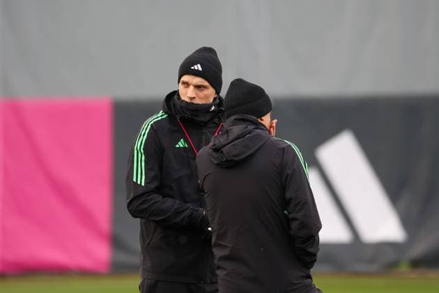 Thomas Tuchel FC Bayern Muenchen, Head Coach , Final training FC Bayern Muenchen, Football, UEFA Champions League, Round of 16 second leg, Season 23 24, 04 03 2024, Final training FC Bayern Muenchen, Football, UEFA Champions League, Round of 16 second leg, Season 23 24, 04 03 2024 Muenchen Copyright: xEibner-Pressefoto JennixMaulx EP_JML