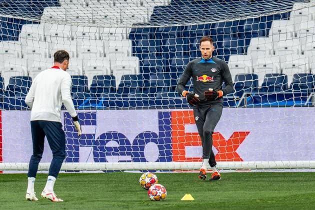 Peter Gulacsi RB Leipzig, 1 Final training Real Madrid before Real Madrid vs RB Leipzig, Football, UEFA Champions League, Round of 16, 05 03 2024 Final training Real Madrid before Real Madrid vs RB Leipzig, Football, UEFA Champions League, Round of 16, 05 03 2024 Madrid Copyright: xEibner-Pressefoto BahhoxKarax EP_BKA