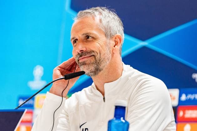 Marco Rose RB Leipzig, Head Coach Final training Real Madrid before Real Madrid vs RB Leipzig, Football, UEFA Champions League, Round of 16, 05 03 2024 Final training Real Madrid before Real Madrid vs RB Leipzig, Football, UEFA Champions League, Round of 16, 05 03 2024 Madrid Copyright: xEibner-Pressefoto BahhoxKarax EP_BKA