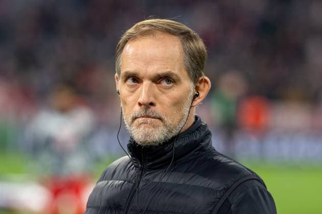 Thomas Tuchel FC Bayern Muenchen, Head Coach , GER, FC Bayern Muenchen FCB vs Lazio Rome SSL , Football, UEFA Champions League, Round of 16 second leg, 2023 2024 season, 05 03 2024, DFB DFL regulations prohibit any use of photographs as image sequences and or quasi video , GER, FC Bayern Muenchen FCB vs Lazio Rome SSL , Football, UEFA Champions League, Round of 16 second leg, 2023 2024 season, 05 03 2024 Muenchen Copyright: xEibner-Pressefoto SaschaxWaltherx EP_EER
