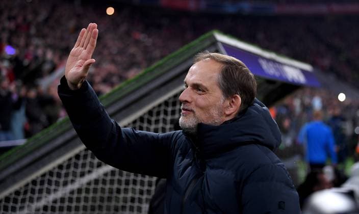 FOOTBALL CHAMPIONS LEAGUE SEASON 2023 2024 Round of 16 second leg 05 03 2024 FC Bayern Muenchen Lazio Rome Coach Thomas Tuchel FC Bayern Muenchen