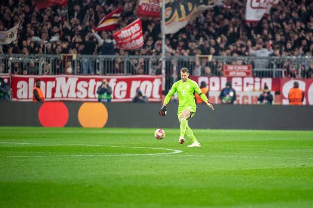 Manuel Neuer, FC Bayern Muenchen, 01 , GER, FC Bayern Muenchen FCB vs Lazio Rome SSL , Football, UEFA Champions League, Round of 16 second leg, 2023 2024 season, 05 03 2024, DFB DFL regulations prohibit any use of photographs as image sequences and or quasi video , GER, FC Bayern Muenchen FCB vs Lazio Rome SSL , Football, UEFA Champions League, Round of 16 second leg, 2023 2024 season, 05 03 2024 Muenchen Copyright: xEibner-Pressefoto SaschaxWaltherx EP_EER