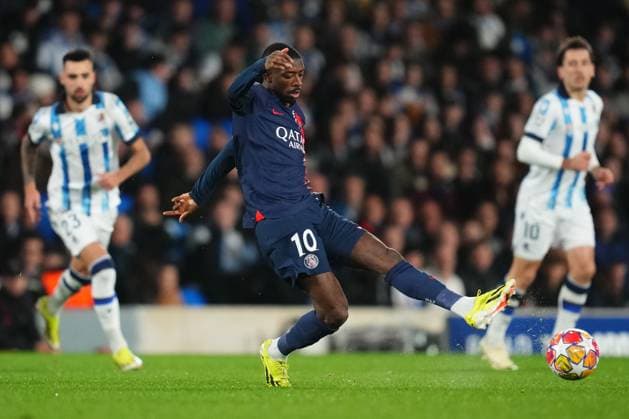 ESP: Real Sociedad v Paris Saint Germain. UEFA Champions League match, Round of 16 Ousmane Dembele of Paris Saint-Germain during the UEFA Champions League match, Round of 16, 2nd leg, between Real Sociedad and Paris Saint Germain PSG played at Reale Arena Stadium on March 5, 2024 in San Sebastian, Spain. kpng Copyright: xBaguxBlancox xPRESSINPHOTOx PS_240305_005