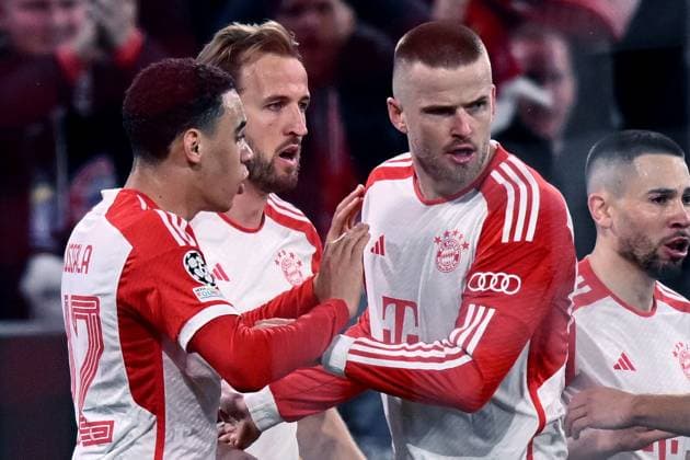 Db Monaco di Baviera (Germania) 05 03 2024 - Champions League Bayern Monaco-Lazio foto Daniele Buffa Image nella foto: esultanza gol Harry Kane 