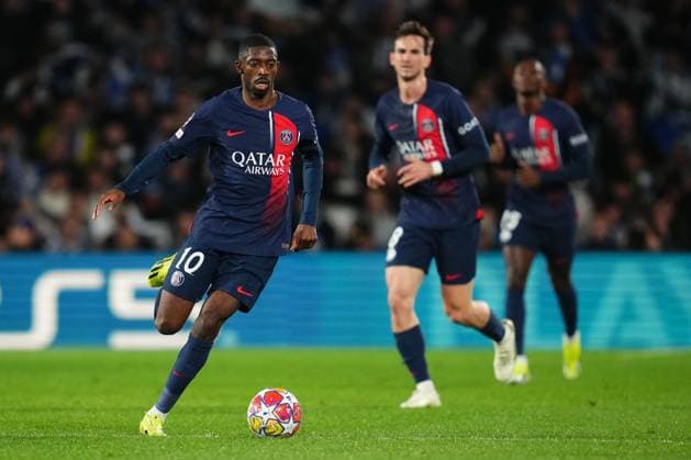 Ousmane Dembele of Paris Saint-Germain Real Sociedad v Paris Saint Germain, UEFA Champions League match, Round of 16, second leg. Football, Reale Arena Stadium, San Sebastian, Spain - 5 March 2024 Editorial use only  Copyright: xBaguxBlanco PRESSINPHOTO Shutterstockx 14378369z