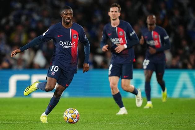 ESP: Real Sociedad v Paris Saint Germain. UEFA Champions League match, Round of 16 Ousmane Dembele of Paris Saint-Germain during the UEFA Champions League match, Round of 16, 2nd leg, between Real Sociedad and Paris Saint Germain PSG played at Reale Arena Stadium on March 5, 2024 in San Sebastian, Spain. kpng Copyright: xBaguxBlancox xPRESSINPHOTOx PS_240305_026