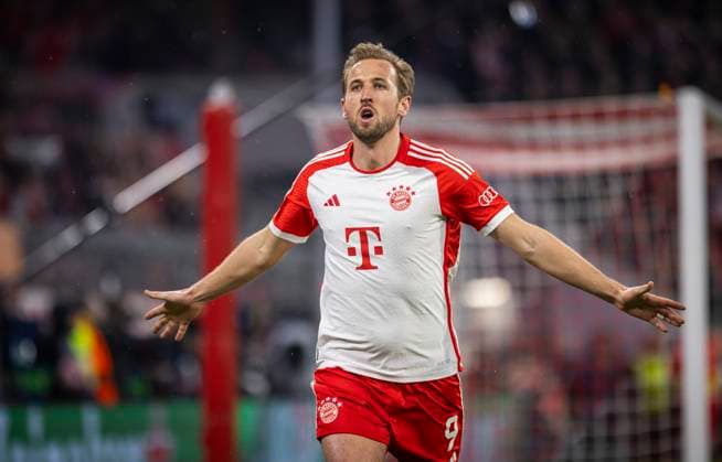 Munic Germany 05th Mar 2024 Goal celebration Harry Kane Munich FC Bayern Munich Lazio Rome 05 03 2024