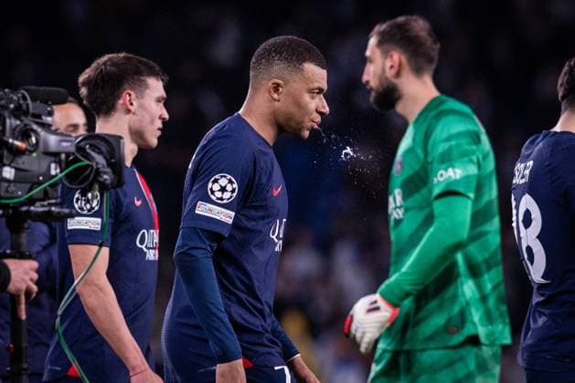 UEFA Champions League soccer match round of 16, second leg soccer match between Real Sociedad and Paris Saint Germain (PSG) at Reale Arena Stadium in San Sebastian, Spain 05 March 2024 Kylian Mbappe 900 Cordon Press  900 CordonxPress LOF - UEFA Champions League Real Sociedad vs PSG