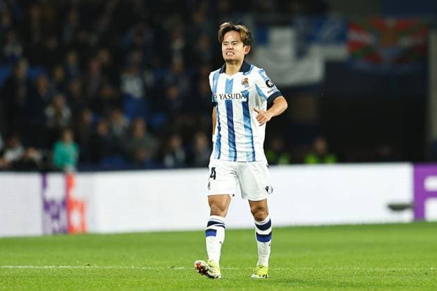 Takefusa Kubo (Sociedad), MARCH 5, 2024 - Football Soccer : UEFA Champions League Round of 16 2nd leg match between Real Sociedad 1-2 Paris Saint-Germain at the Reale Arena in San Sebastian, Spain. Noxthirdxpartyxsales  (246335000)