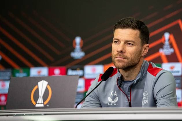 Bayer 04 Leverkusen Press Conference 06 03 2024 Xabi Alonso Coach Bayer 04 Leverkusen Bayer 04 Leverkusen Press Conference 06 03 2024 Copyright: xBEAUTIFULxSPORTS Buriakovx